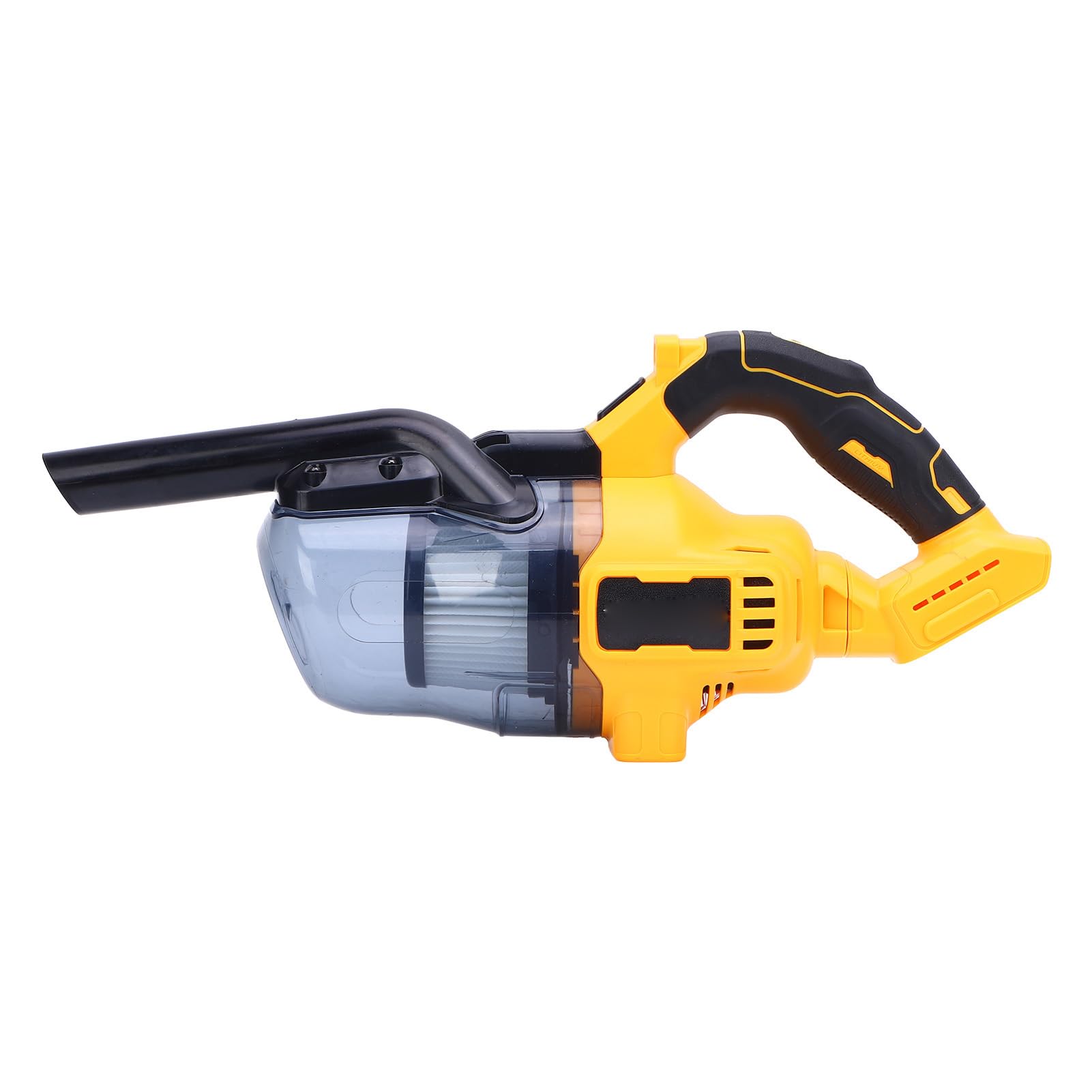 Staubsauger, Tragbarer Elektrischer Handstaubsauger aus ABS mit 100 AW Saugkraft, 4 Düsen, 700 Ml Staubbecher, Waschbarer Filter für Tierhaare, Teppiche und Hartböden