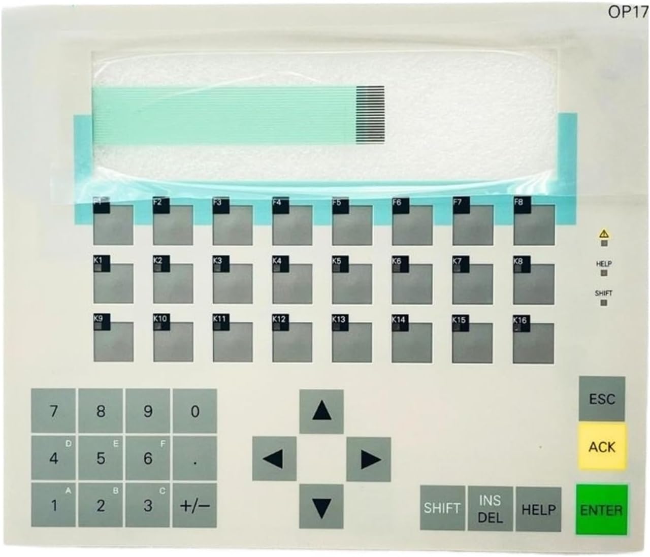 Membrane Keypad For OP17 6AV3617-1JC00-0AX2 Switch Button OP17 6AV3617-1JC00-0AX2 Membrane Keyboard