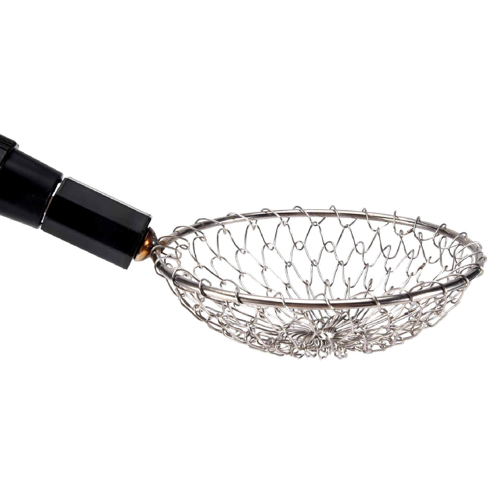 Kqcibz 2PCS Beach Scoop Beach Shovel Extra Long Telescoping Shovel for Beachcombing Collect Seashell Rocks Sifting, Black&Silver