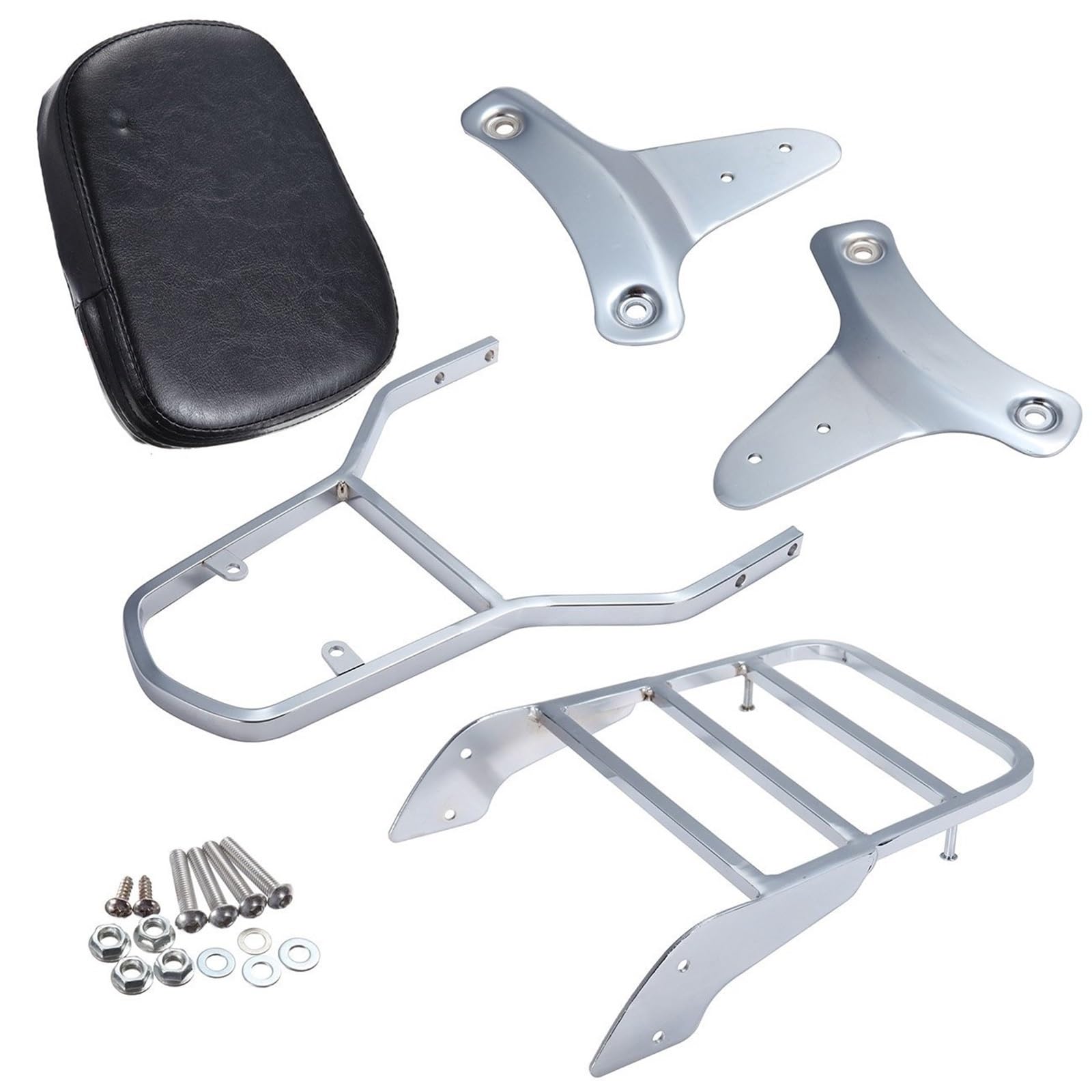 Supporto per lo schienale Portapacchi per schienale passeggero per moto, adatto per Honda Shadow ACE VT400 VT750 VT 400 VT 750 C2 RC44 1997-2003 Cuscino Schienale Portabagagli