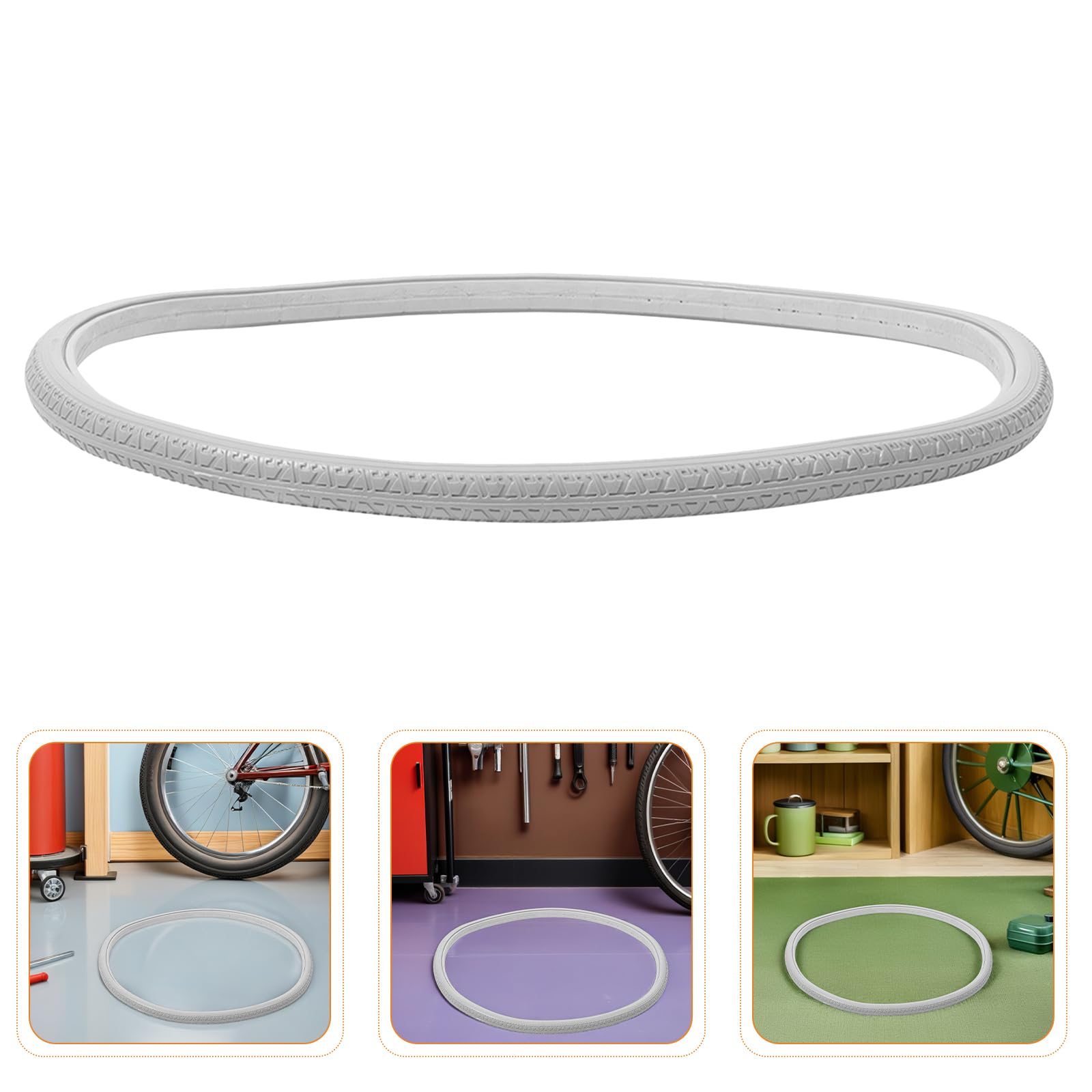 Ruedas Silla de Ruedas de Pu Neumáticos Sólidos sin Inflado 2 Piezas para Duraderas Fácil Instalación