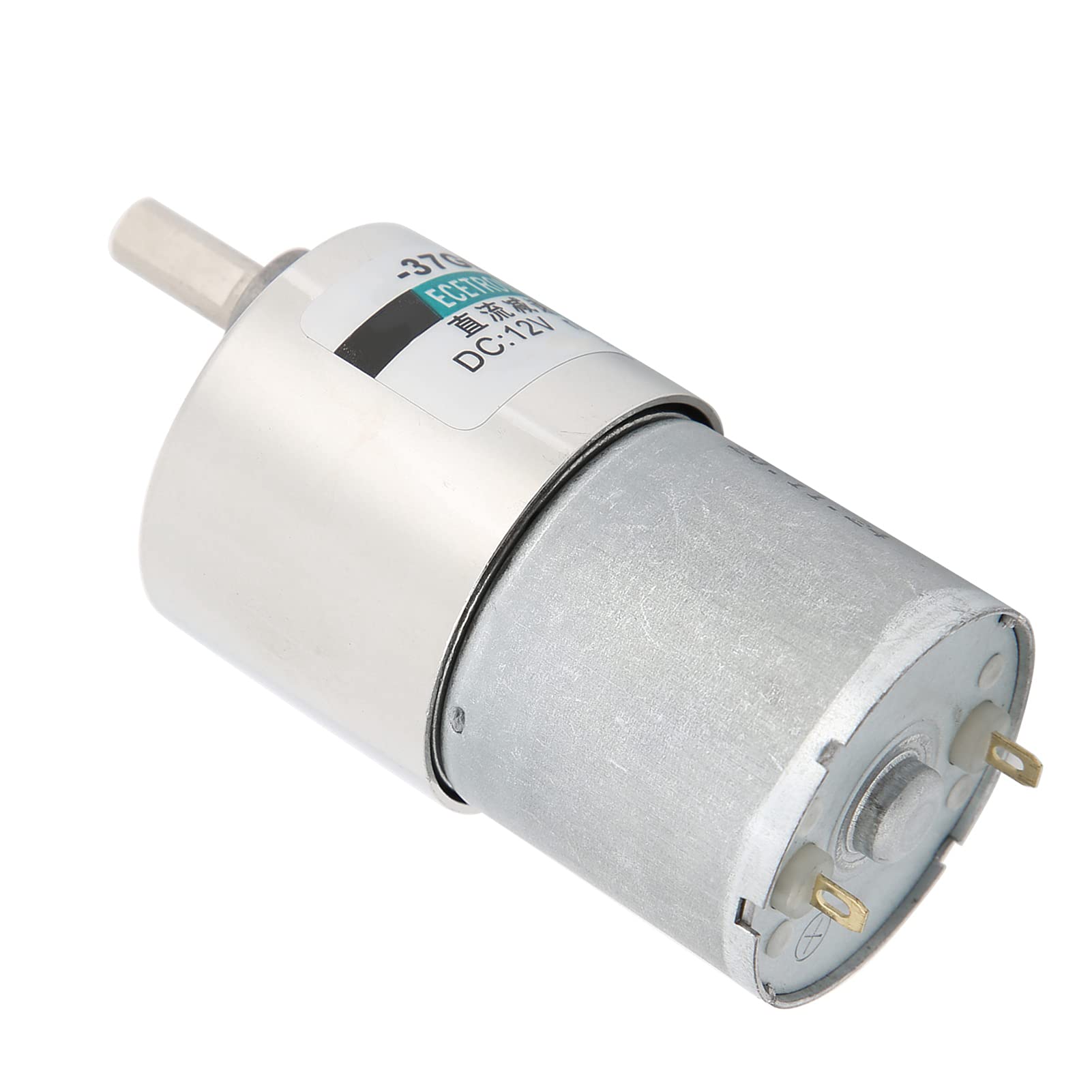Fafeicy Motorreductor de 12 V CC, Engranajes Totalmente Metálicos y (30