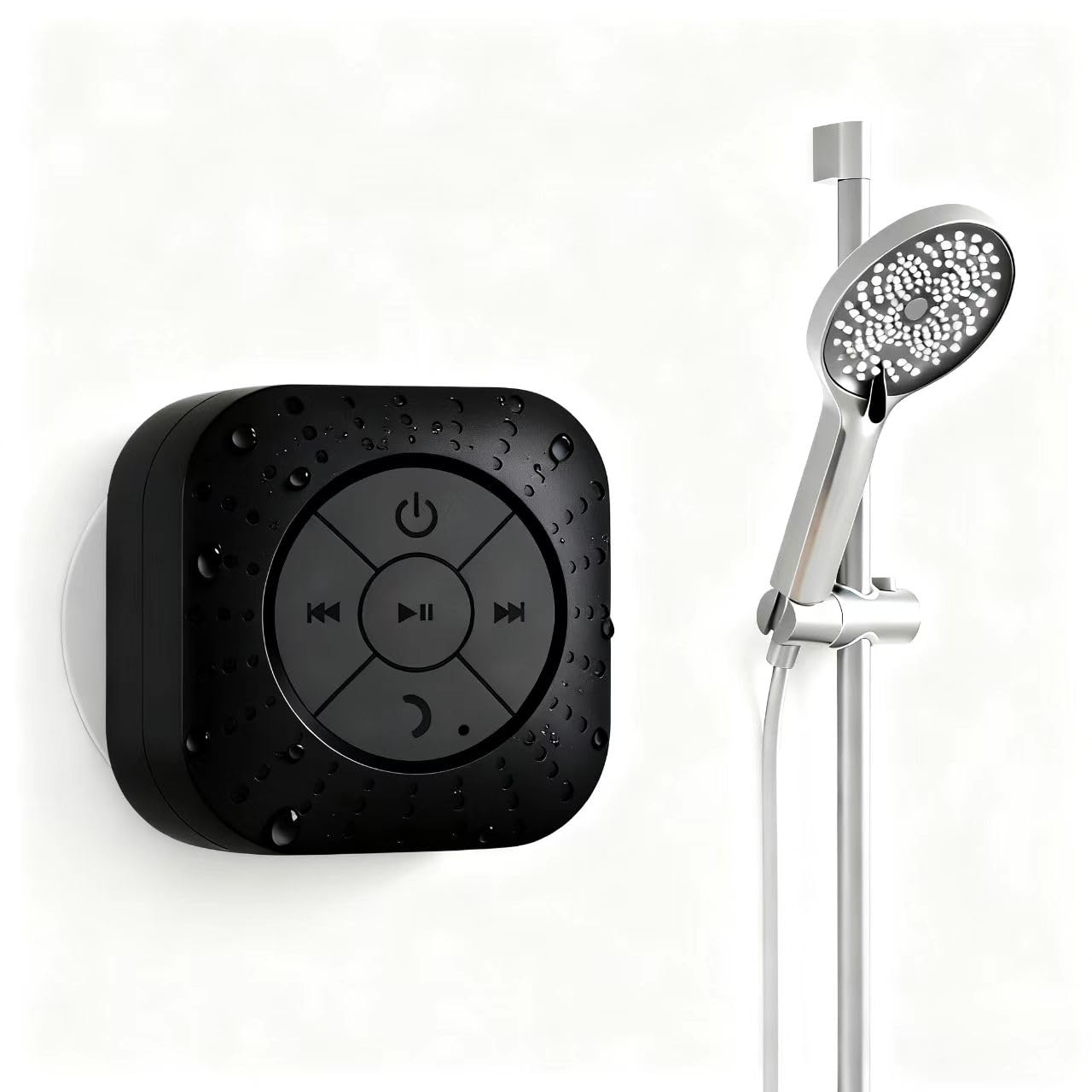 Mini Bluetooth Shower Speakers Portable Wireless Speaker with Suction Cup Pairs Easily to Phones Tablets Computer Gift for