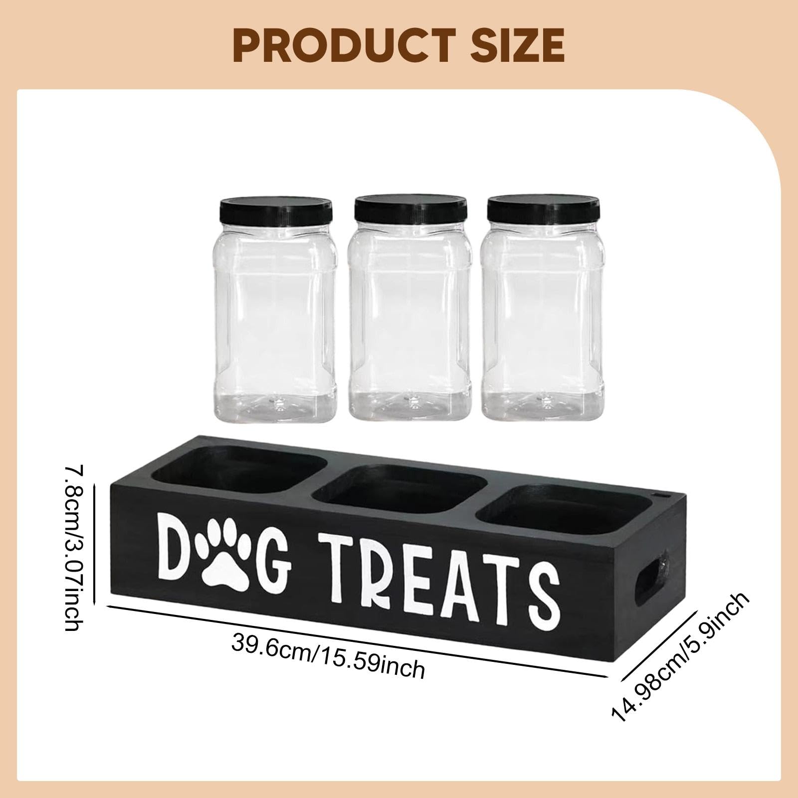 Sharplace Contenedor Transparente para para Perros, Almacenamiento de Alimentos, Accesorios para Mascotas, Opción de Almacenamiento Simple Y Compacta Pa