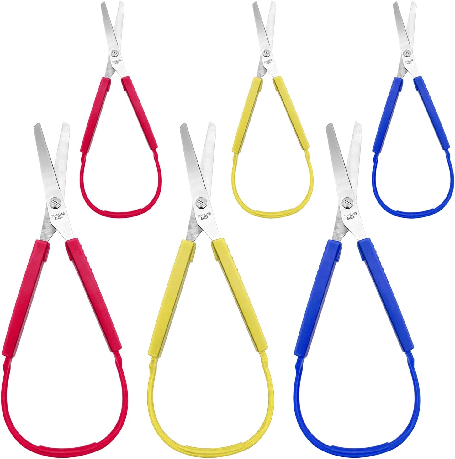 Amazon.com: Special Supplies Loop Scissors for Teens And Adults 8 ...