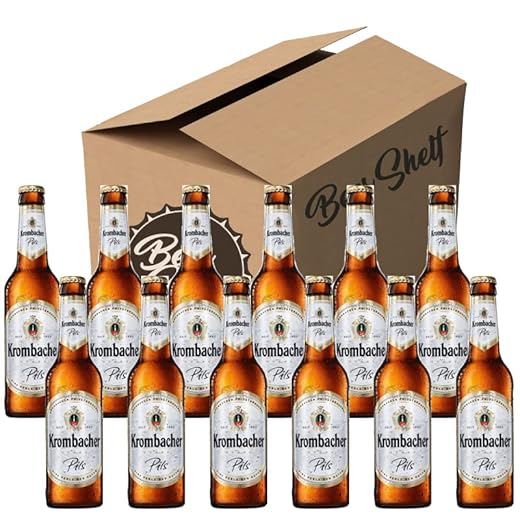 Cerveza Krombacher | Cerveza Krombacher Pilsner 33 cl. x 12ud