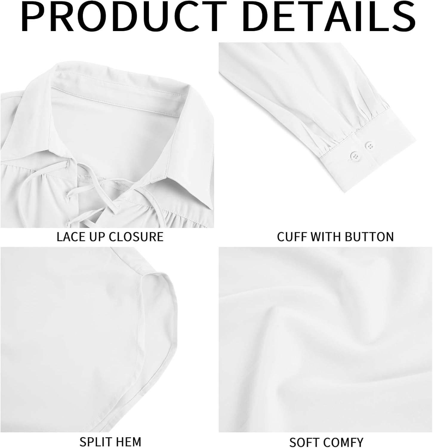 Bbalizko Mens Medieval Pirate Shirt Viking Renaissance Steampunk Lace Up Halloween Colonial Scottish Costume Tops - Image 5