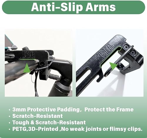 Miniatura 4 de Soporte de almohadilla impresa en 3D para ciclismo de interior - Soporte seguro para manillar para entrenadores de bicicleta  Resistente a las