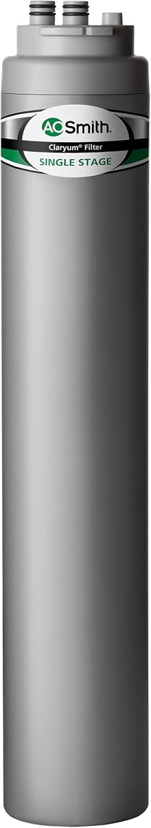 A. O. Smith AO-MF-ADV-R Replacement Filter | Advanced Direct Connect | For AO-MF-ADV Under Sink System | IAPMO Certified | Reduces 99% of 78 Contaminants | Easy Filter Changes | 6-Month Filter