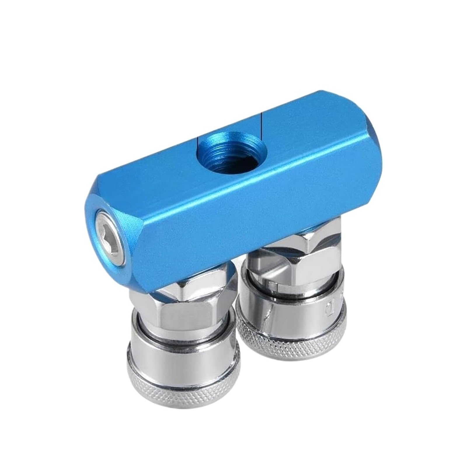 Conector divisor de aire para compresor con acople rápido y rosca G1/4 de múltiples vías