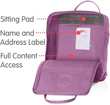 kanken backpack orchid