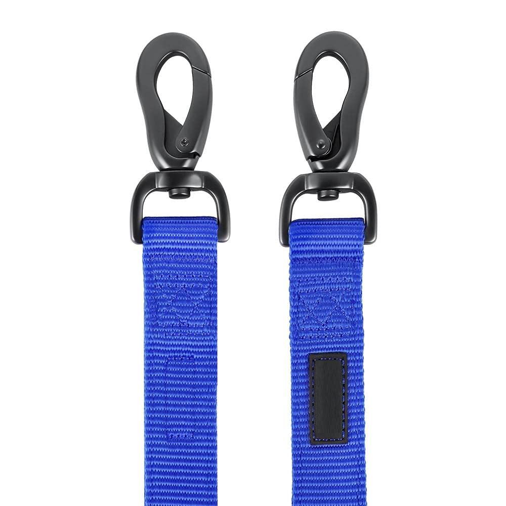 Correa Corta Azul for Perros, Correa de Nailon for Entrenamiento Paseo, Acolchada for Grandes y medianos
