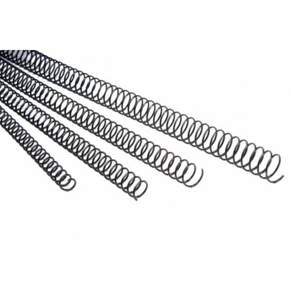 Fellowes 53150 – opakowanie 100 metalowych spiralek, 22 mm, czarne