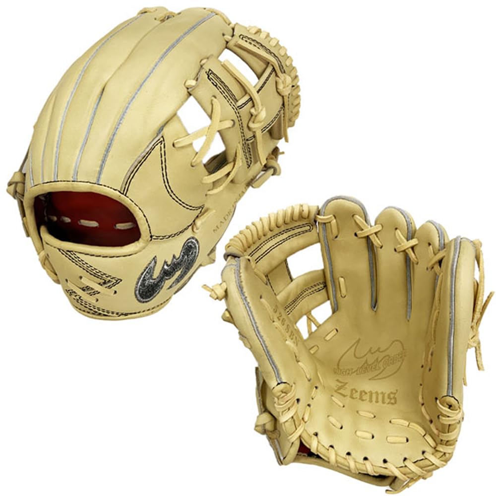Amazon | zeems ジームス 三方親 マークコウモリロゴ 内野手用 小 SB型 