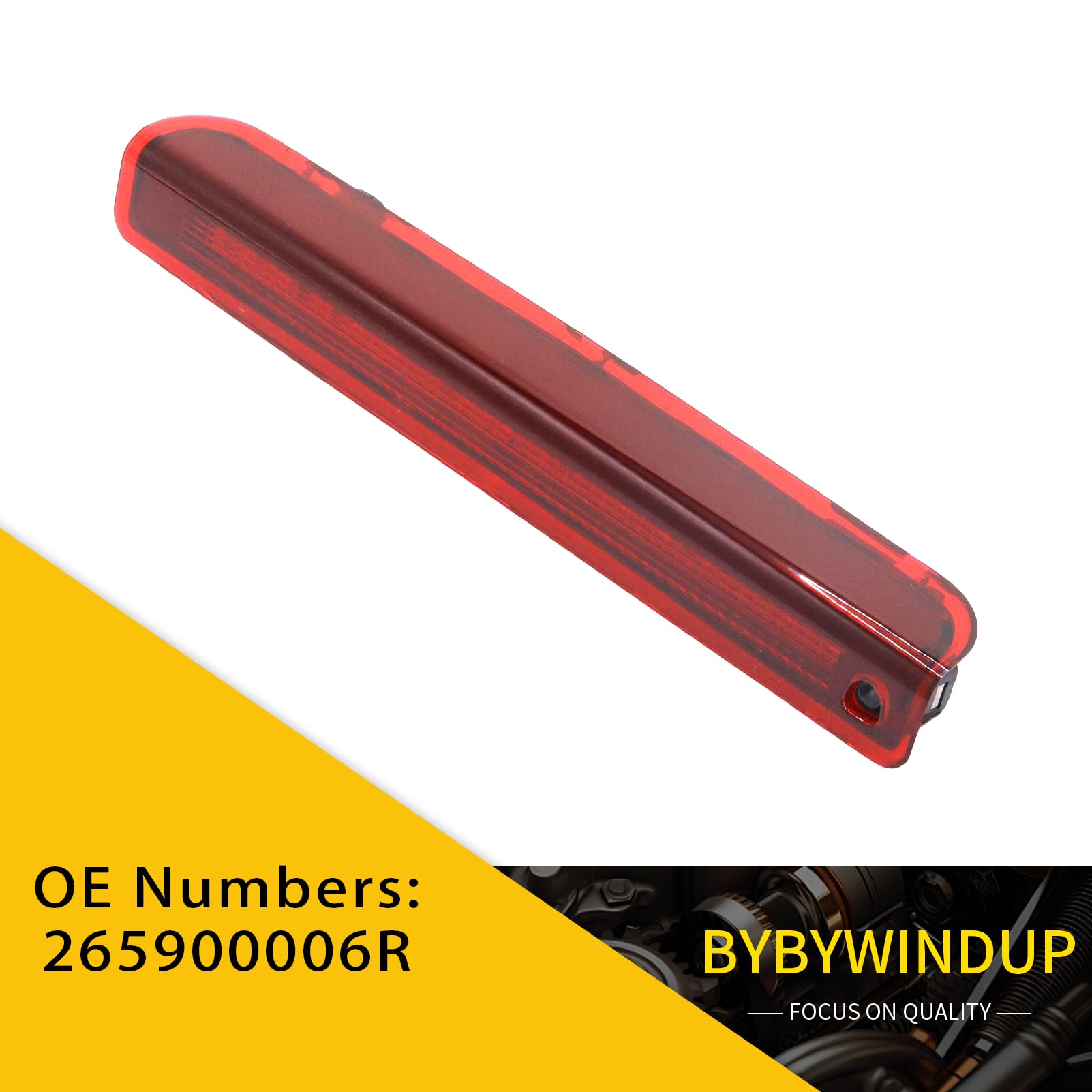Tercera Luz Stop 3rd Luz de Freno Trasera de Alto Nivel 3ª Compatible con Renault Megane III 2008-2015 Sustituye a la Referencia 265900006R