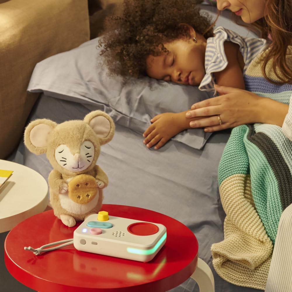 FABA Peluche - Tutti a dormire con Oscar! - Storie Sonore per Bambini e Ragazze 10 Mese+, Riproduzione con Narrativa e FABA+, Giocattolo Educativo, Versione spagnola