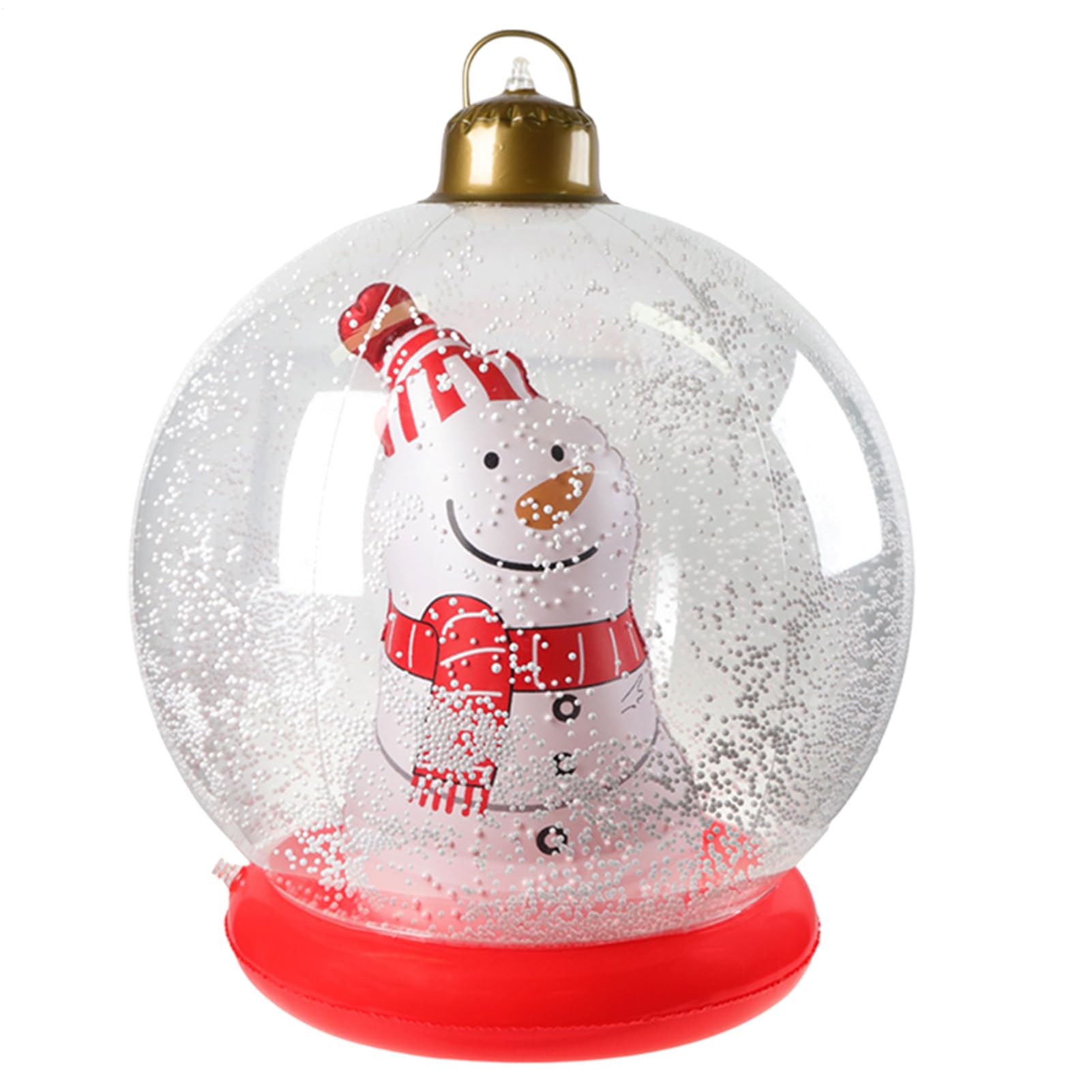 Boules de Noël gonflables extérieures et décorations de vacances lumineuses