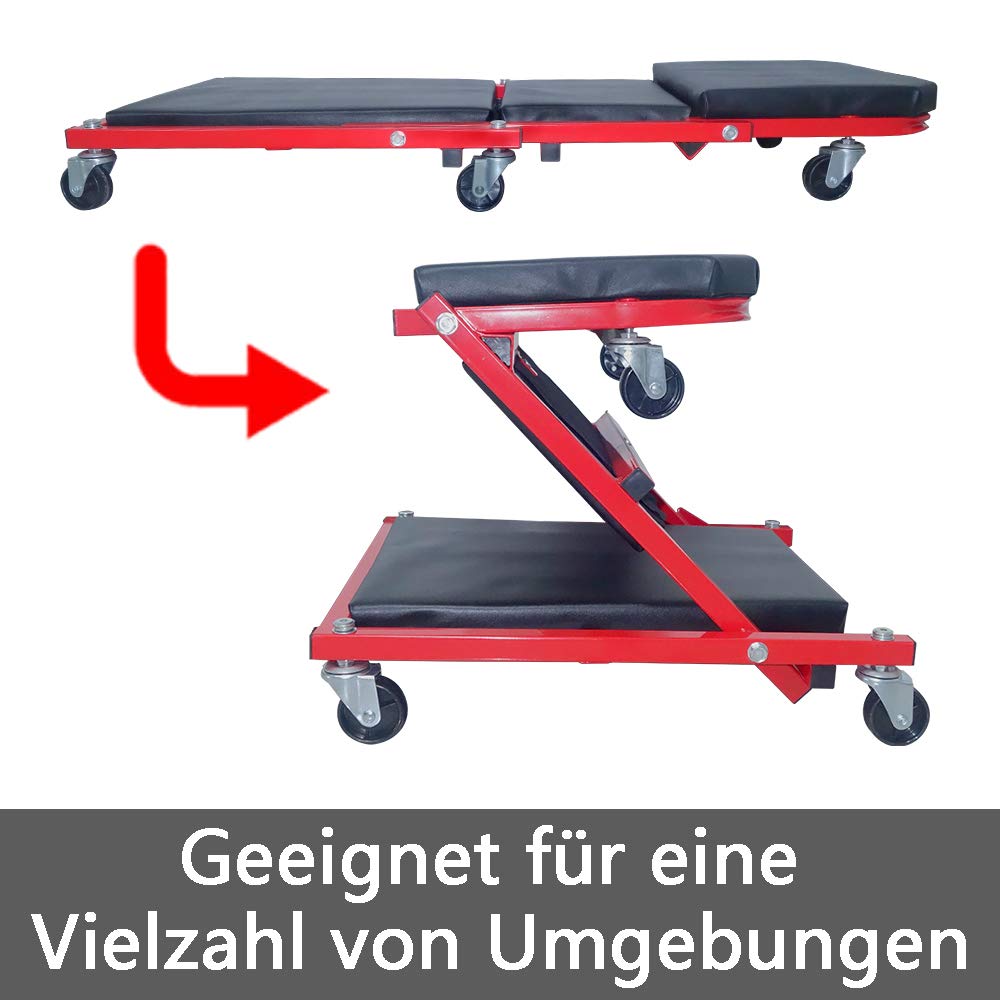 Officina Sgabello Pieghevole Lidl Creeper Sgabello Officina Lidl