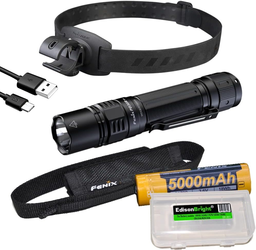 Fenix PD36R Pro 2800 Lumen Tactical Flashlight - USB-C Rechargeable With Battery & Case Bundle - View #8