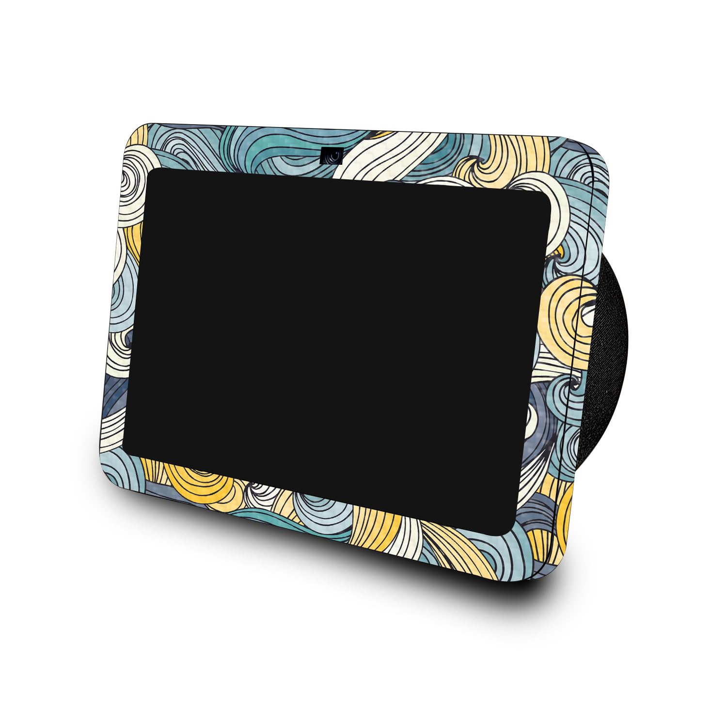 Carbon Fiber Skin Compatible with Amazon Echo Show 8 (3rd Gen, 2023) - Turbulence - Premium 3M Vinyl Protective Wrap Decal Cover - Easy to Apply | Crafted in The USA by MightySkins