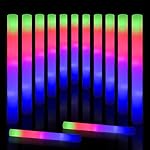 Taotuo Glow Stick Bulk 45 Pcs LED Foam Glow Sticks Party Supplies with 3 Flashing Modes,Glow Sticks Party Pack, Glow in Dark Party Supplies for Wedding, Raves, Concert,Christmas