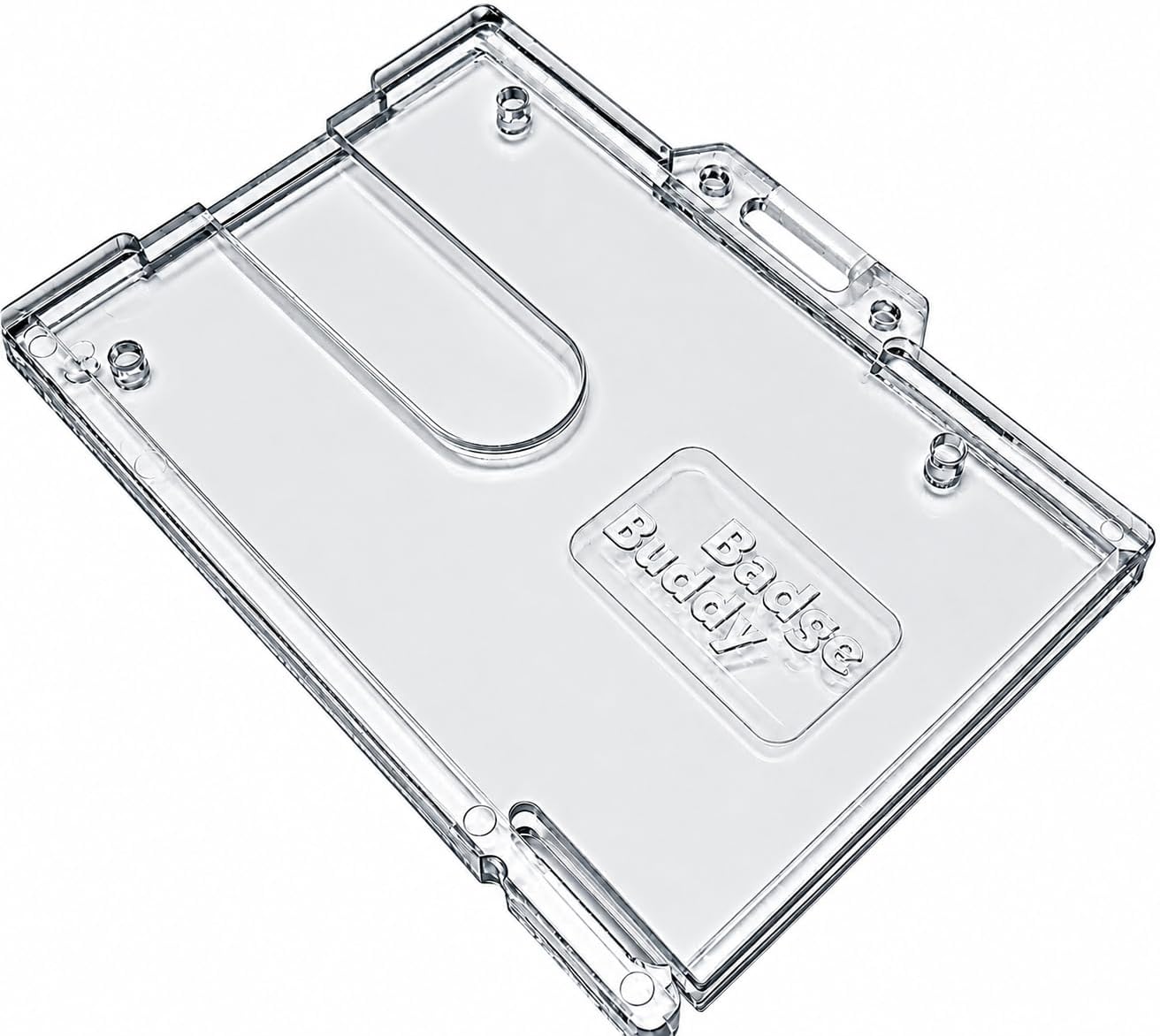 Badge Buddy ID Card Holder for Two ID Cards