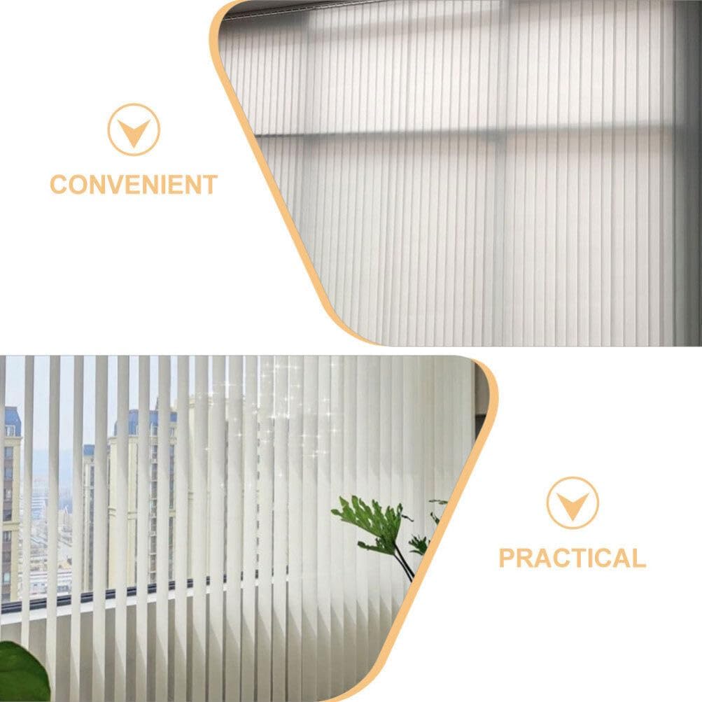 Vertical Blind Replacement Kit 10 Pieces PVC for Blinds Repair and Maintenance