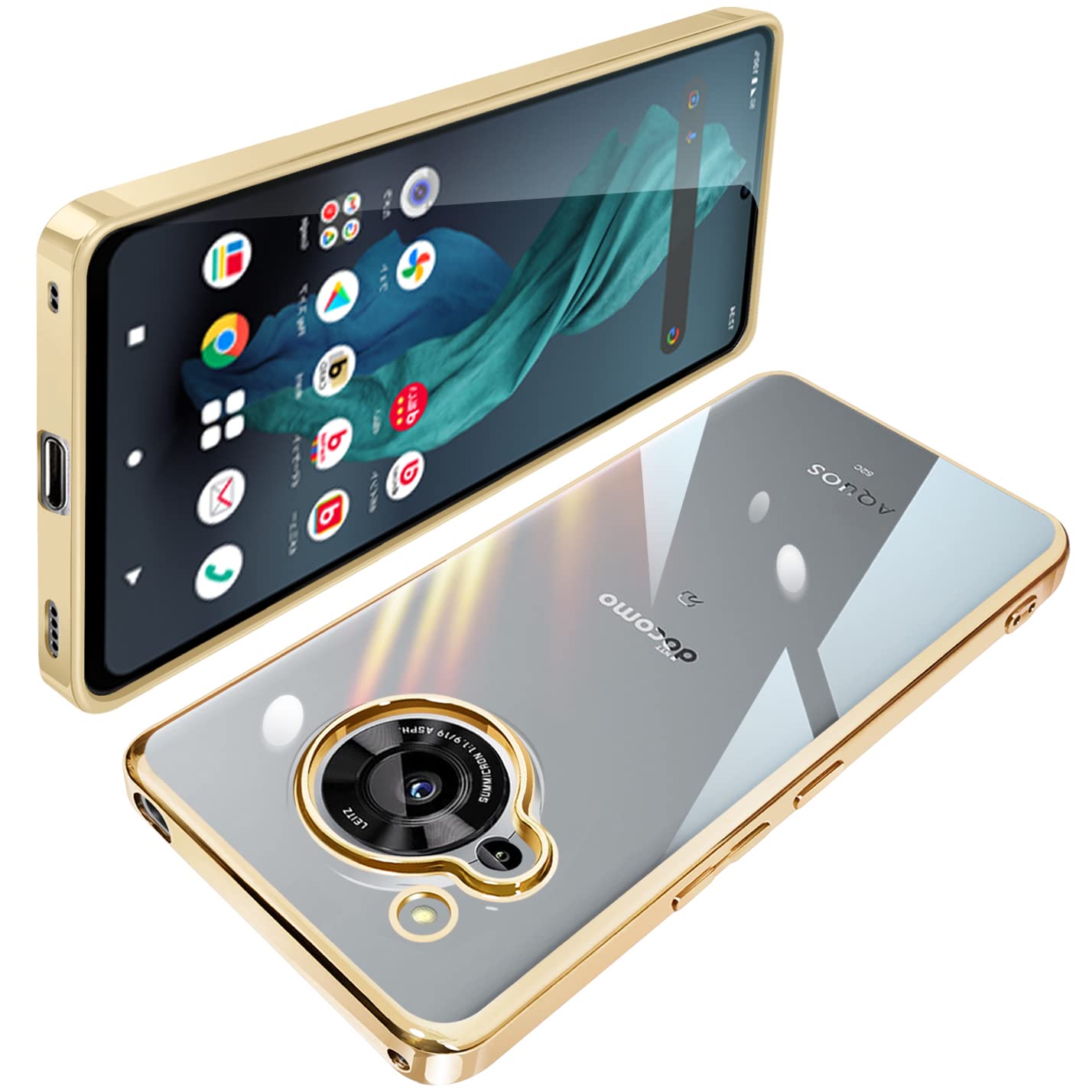 AQUOS R7 ケース クリア SH-52C スマホケース 透明 ソフト tp