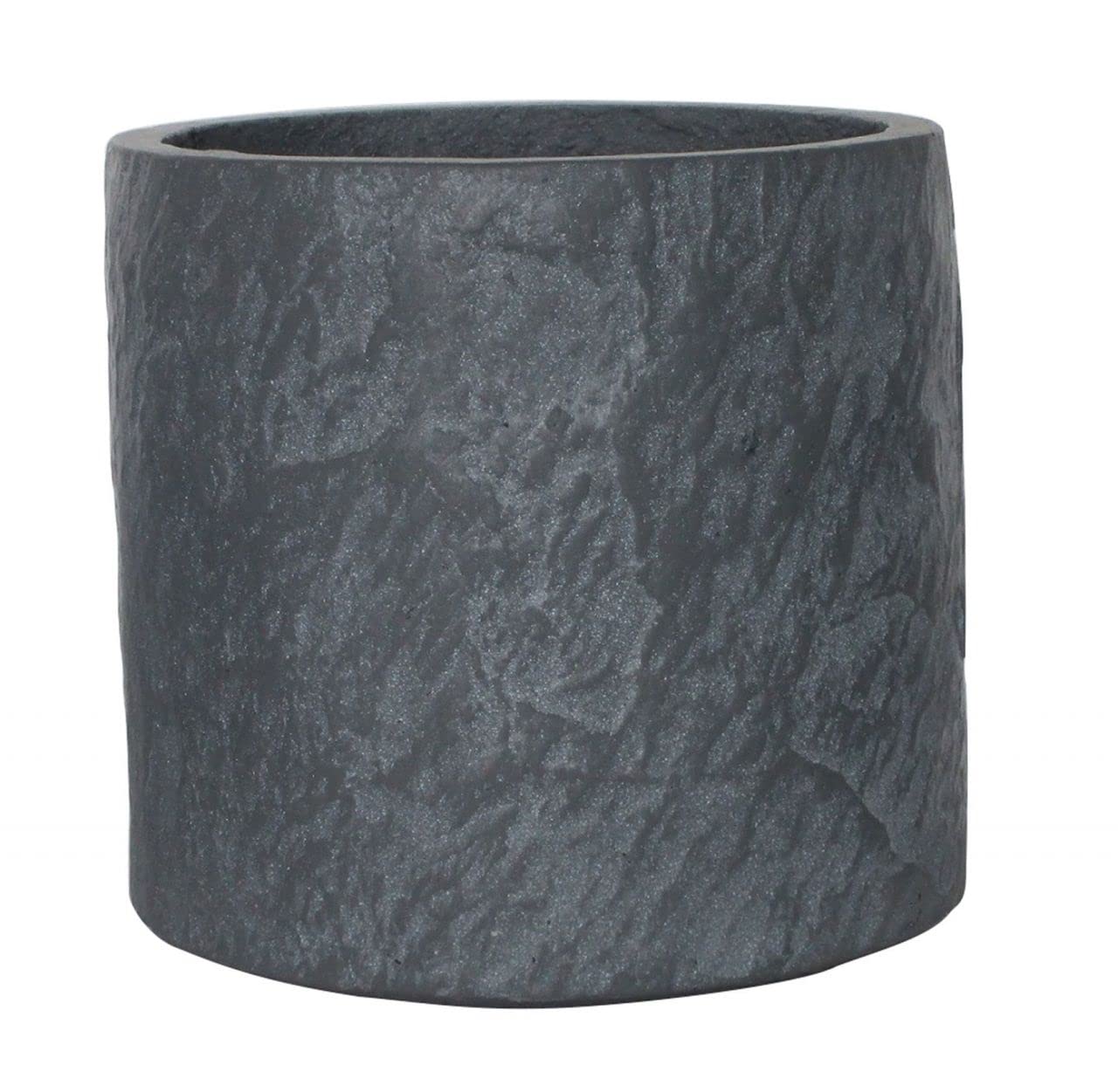 TrendLine Pflanzkübel  Ø 18 x 18 cm in grauer Schieferoptik