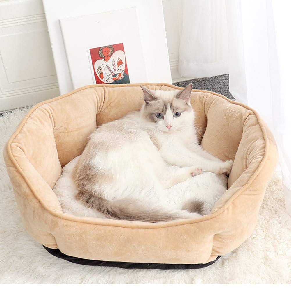 Cama Para Perros Pequeños Cama Portátil Para Mascotas Pequeñas – De Felpa Suave, Base Antideslizante – Para Perros Y Gatos Hasta 5 Kg – Color Gris Claro, Lavable A Mano Cama Portátil