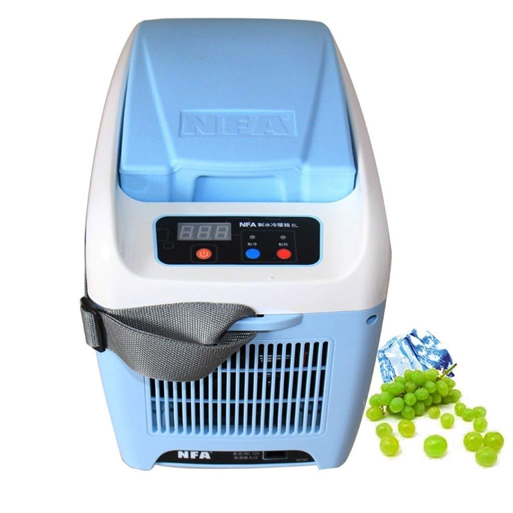 Frigorifero Portatile Mini Frigo for Auto - 12V Auto Scatola di Riscaldamento Congelatore - 8L Frigorifero Portatile for Auto, Viaggi, Campeggio Uso Esterno
