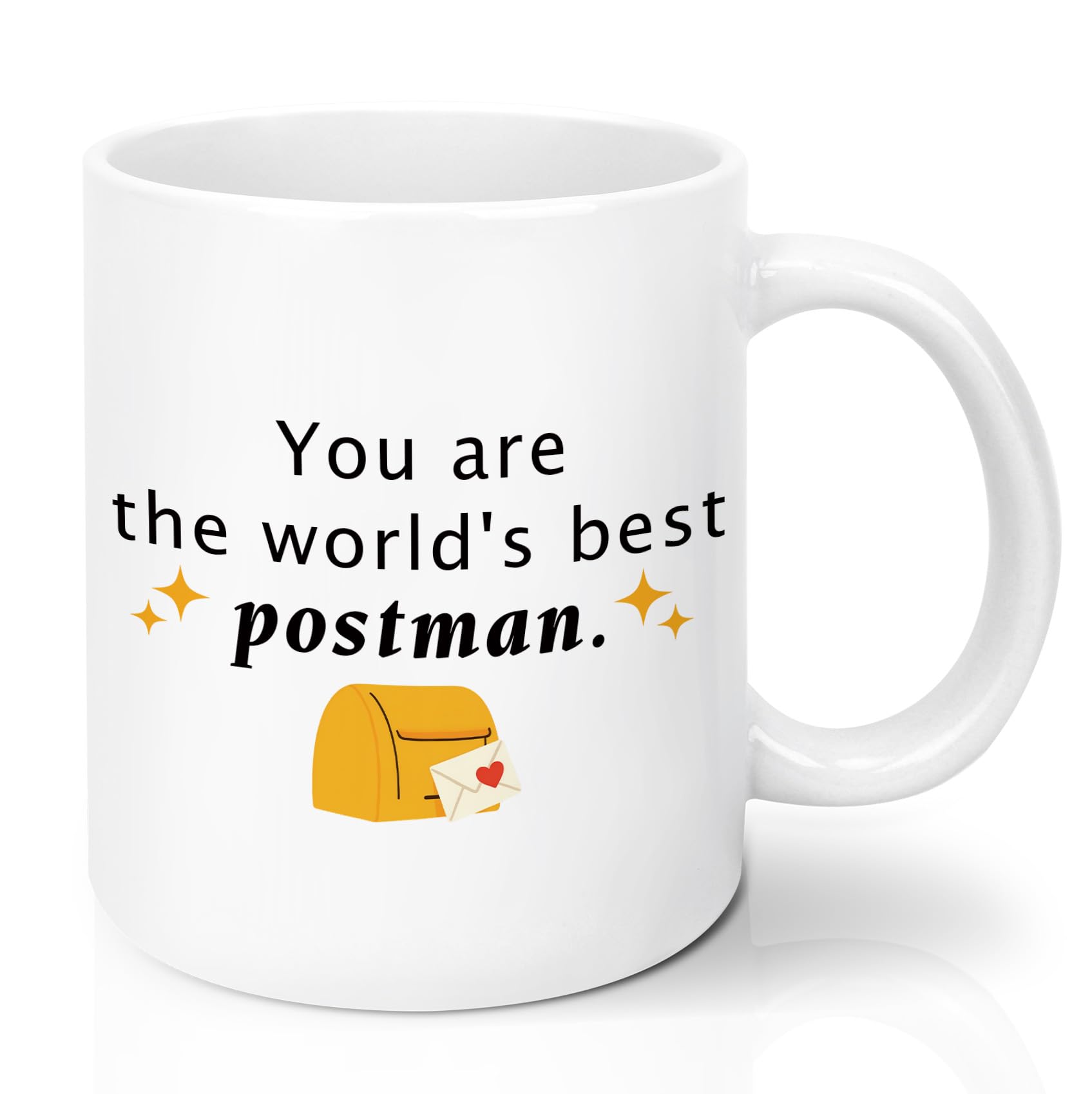 Postman Gifts Ceramic Mug Birthday Gifts for Postman Courier Mailman Postal Staff Thank You Gift for Christmas Valentines Easter Retirement Gift for Mailman Colleagues Friend Dad Uncle Son Grandad