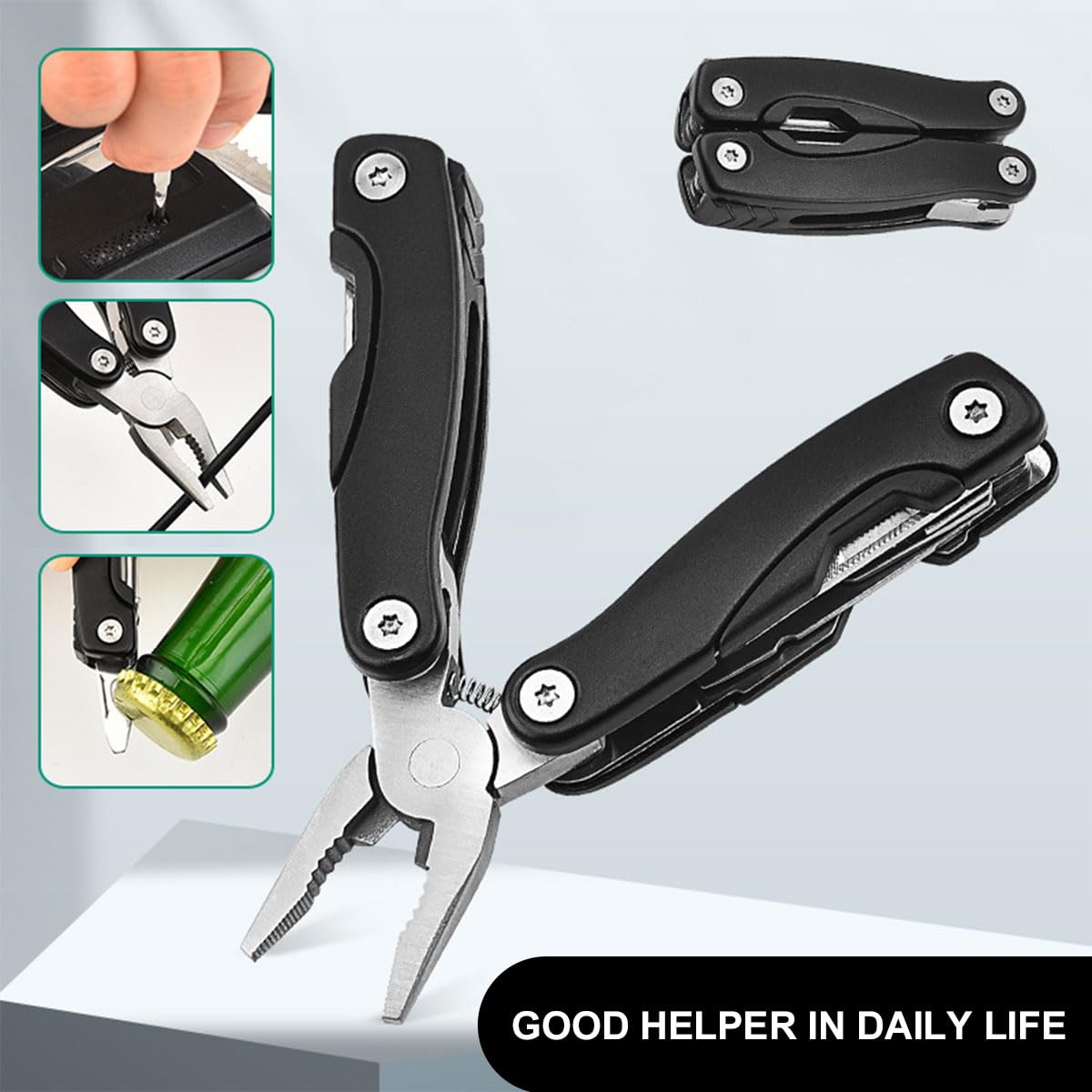 13-in-1 Multitool Mit Zange – Edelstahl, 238 G, Ideal Für Camping, Angeln & Outdoor