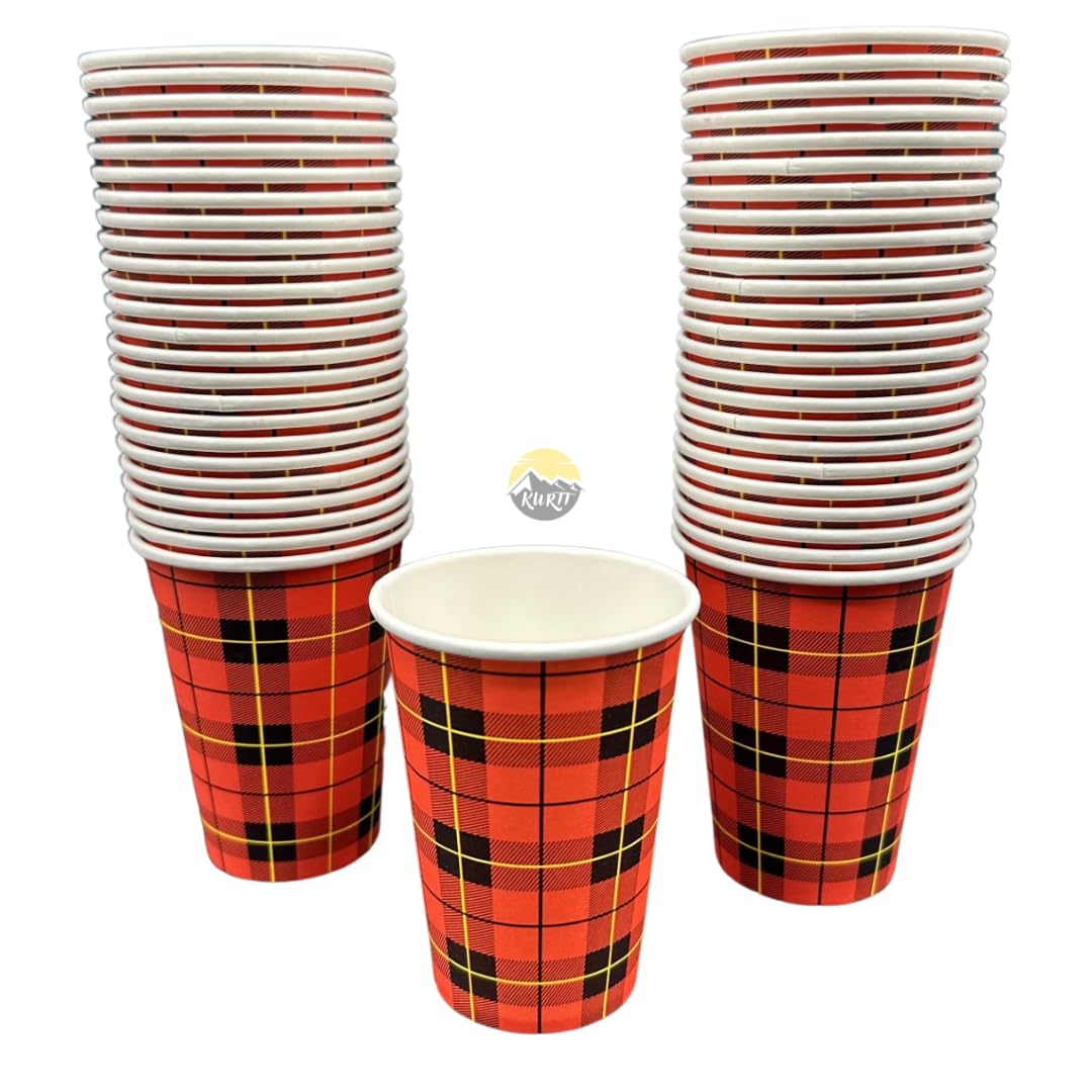 KURTT - Scotty cups, coffee cups 'Scottish Ruit' 7oz/180cc – 1000 pieces - extra strong- leak-proof
