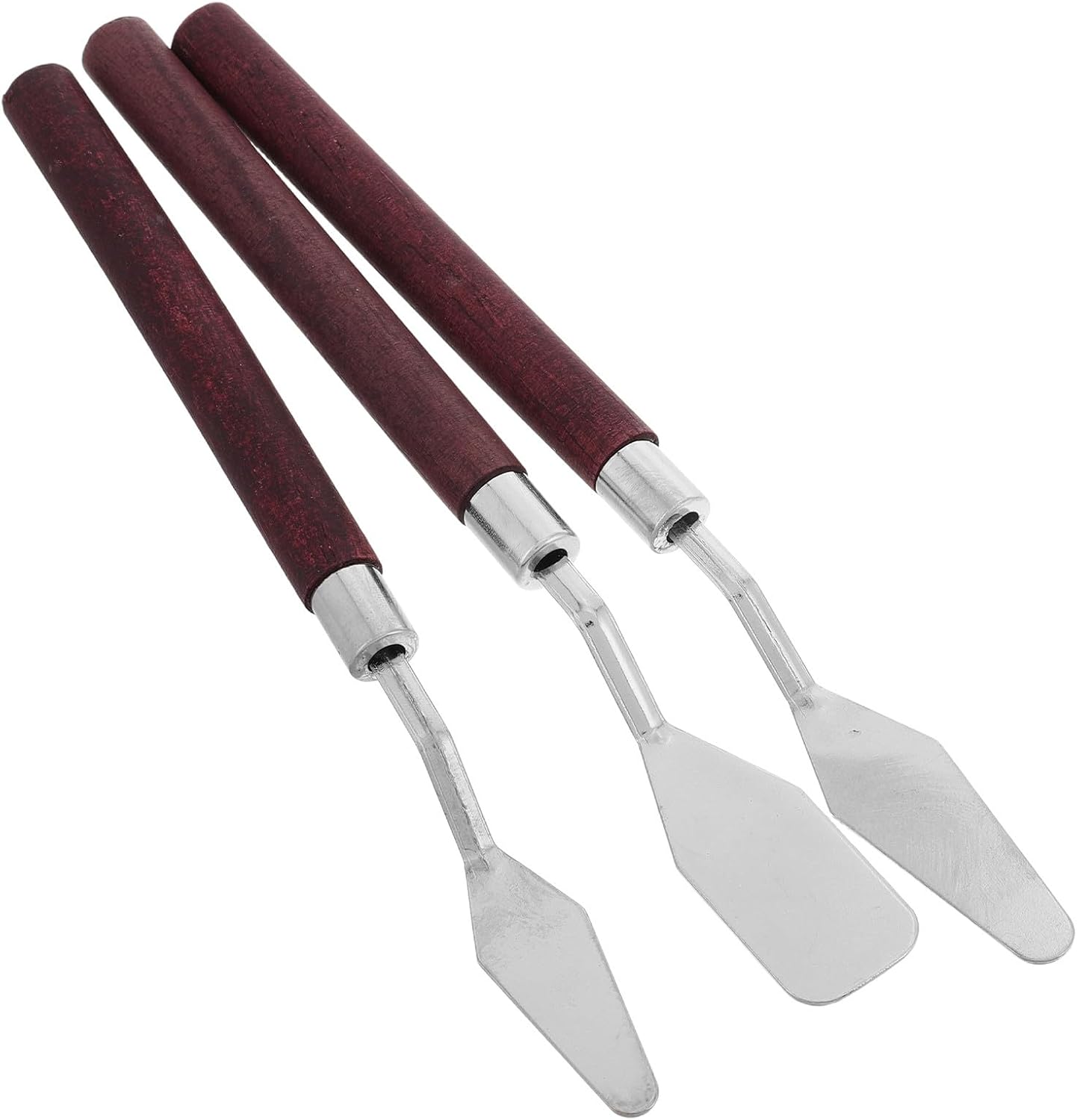 VILLCASE 3pcs Oil Palette Scraper and Paint Mixing Knives Set for Artists, Acrylic and Oil Painting Tools with Sturdy Blades for Canvas and Watercolor Art