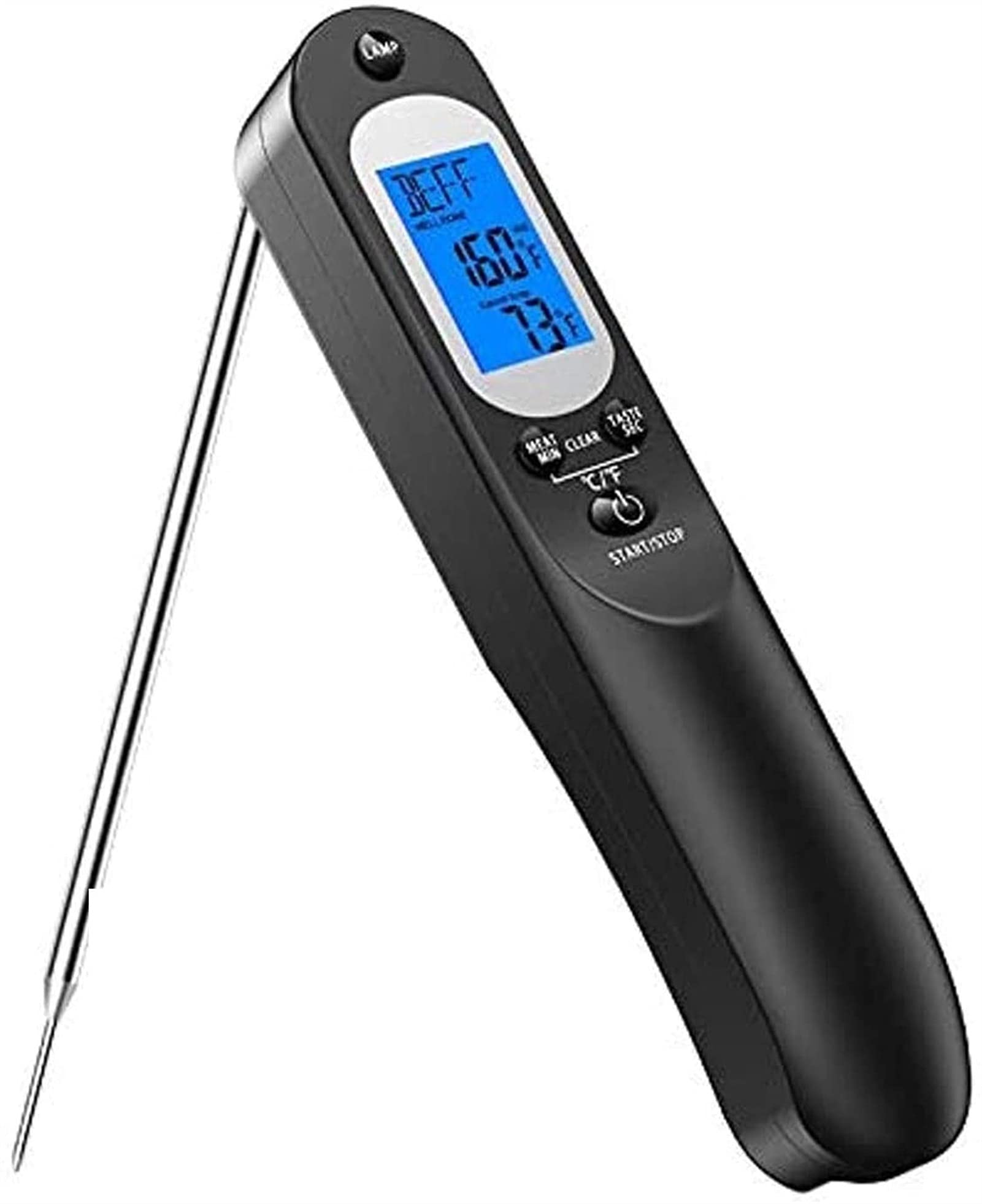 MDybf Termometro Digitale a Base di Carne istantanea SPIGHIGHTDEX. Cucina Cucina Cucina termometro Caramelle con USB Ricaricabile for Olio d'Acqua BBQ. Griglia