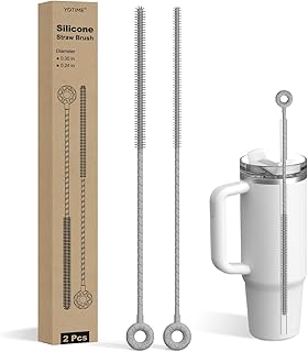 YOTIME Silicone Straw Cleaner Brushes