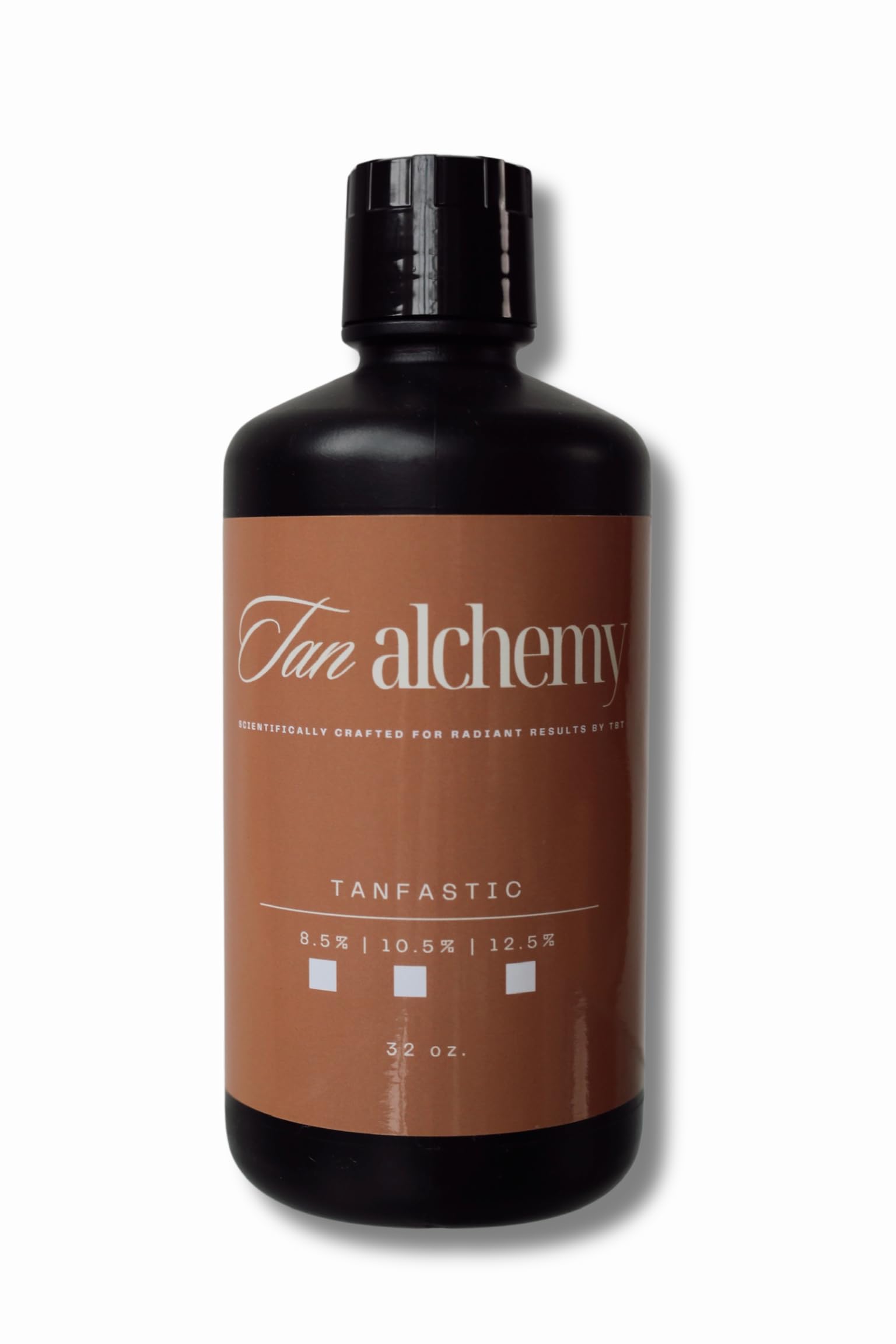 - Tan Alchemy Tanfastic 8.5% Med DHA Sunless Airbrush Spraytan Solution 32 oz