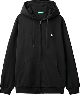 Giacca C/CAPP M/L 342zu500p Sudadera sin Capucha, Negro, XXXL para Hombre