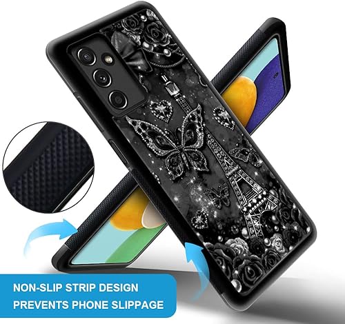 Miniatura 4 de Funda compatible con Samsung Galaxy A13 5G, antideslizante, de poliuretano termoplástico suave, a prueba de golpes, compatible con Samsung Galaxy