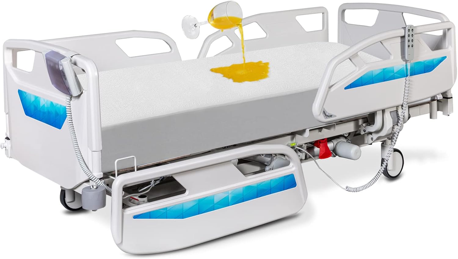 Hospital Bed Sheets Fitted Twin XL Waterproof Mattress