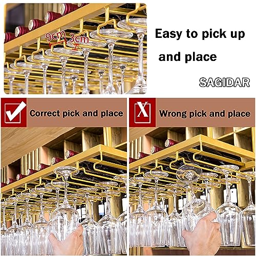 Support de bouteille flottant en fer robuste étagère suspendue modulable pour verres - 5