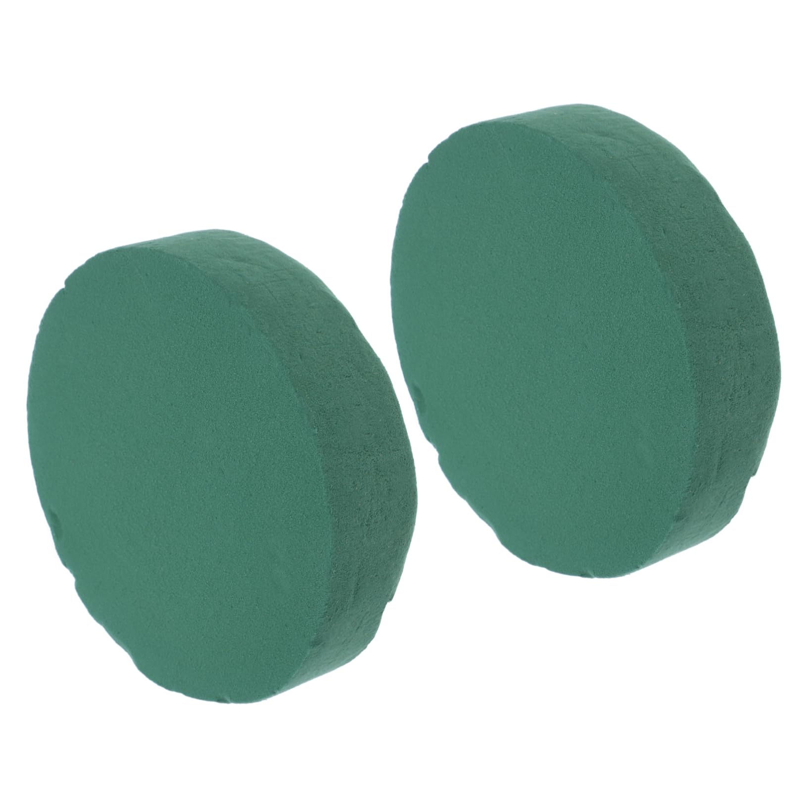 HAPINARY 2pcs Round Foam Blocks Stable Floral Arrangement Base for Wet Flower Arrangement Kit Elegant Wedding Party Supplies