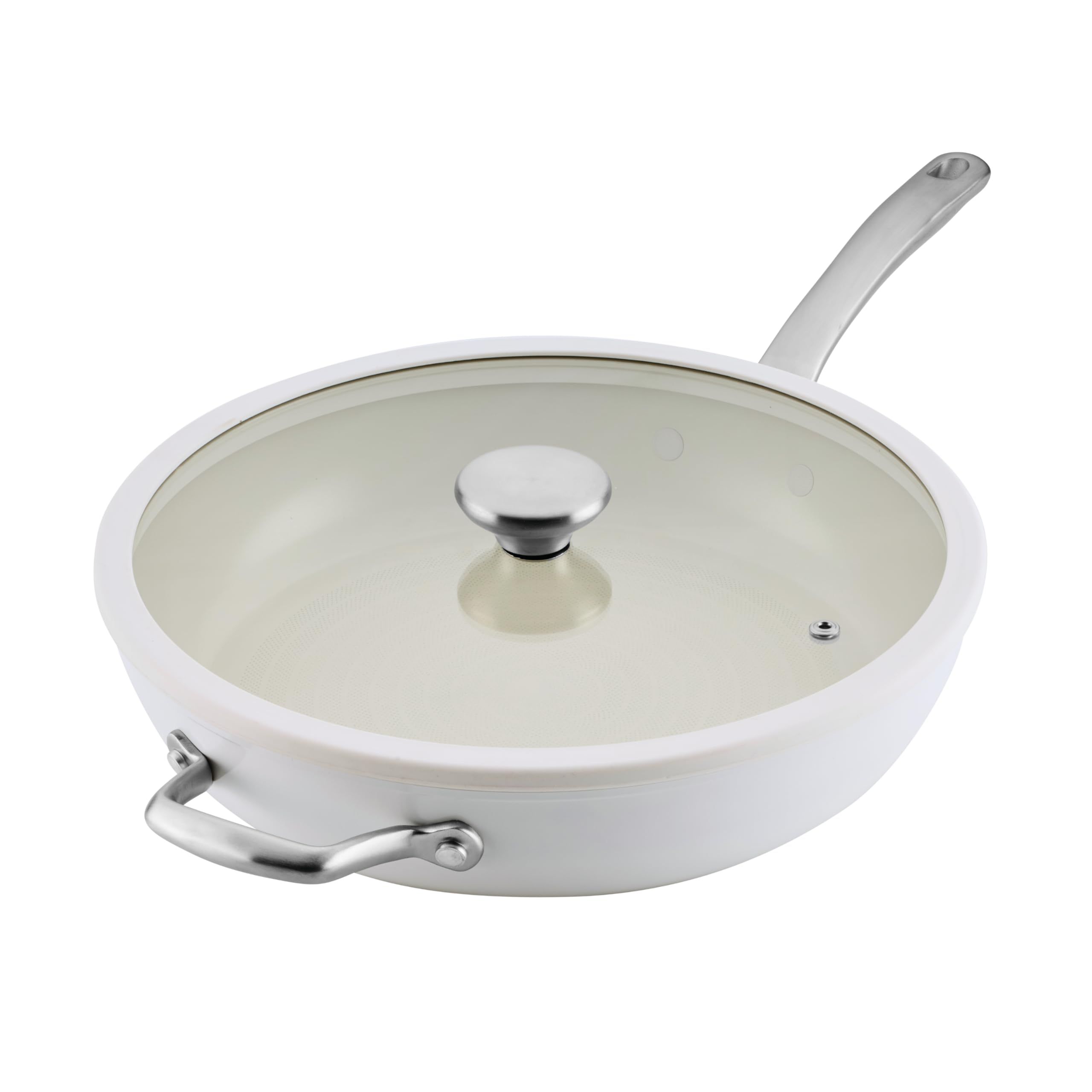 Circulon Halo With Laserdefense 30Cm Induction Hob Ceramic Non Stick Frying Pan With Lid