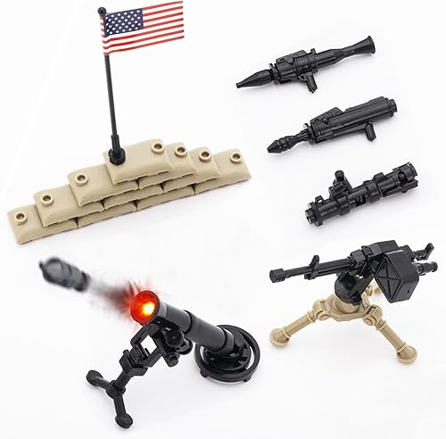 Miniatura 2 de Paquete de armas, accesorios de armas militares, juguetes modelo soldado de la Segunda Guerra Mundial, equipo militar, bloques de batalla,