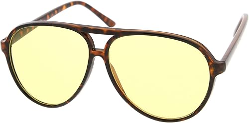 Miniatura 7 de Gafas de sol estilo aviador de 2362in con lente de bloqueo azul retro