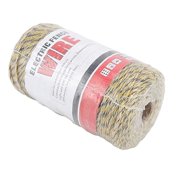 Electric Poly Wire Fence, 200m Poly Wire Stainless Steel Fencing with high Electrical Conductivity for Protection MLD-040C