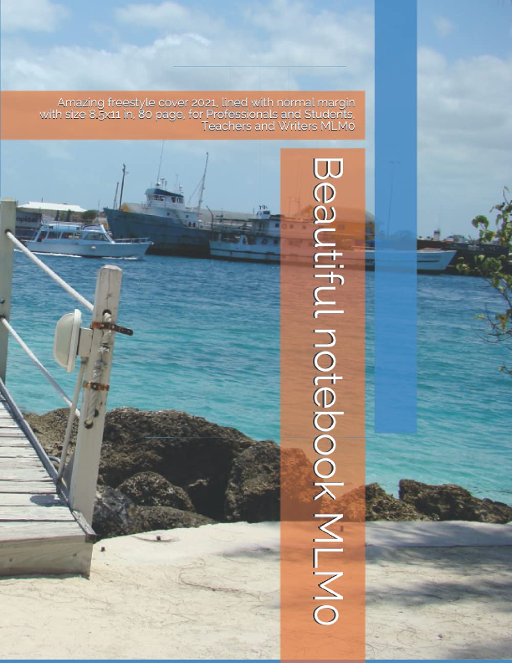 Beautiful notebook MLM0: Amazing freestyle cover 2021, lined with normal margin with size 8.5x11 in, 80 page, for Professionals and Students, Teachers and Writers MLM0