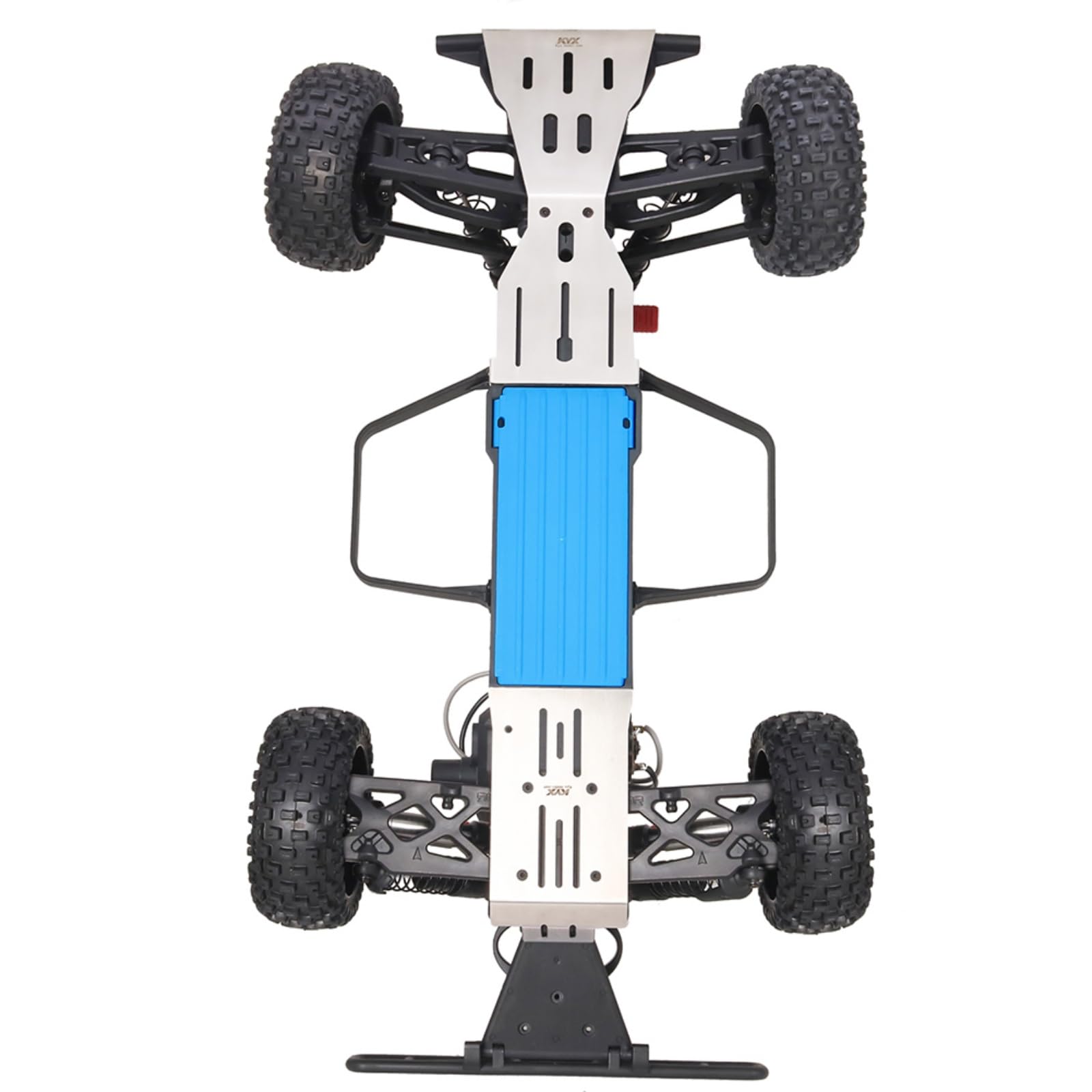 RC pancerze podwozia do Arrma Fury MEGA 1/10 RC pancerz płyta ochronna ze stali nierdzewnej płyta ochronna podwozie część ulepszona