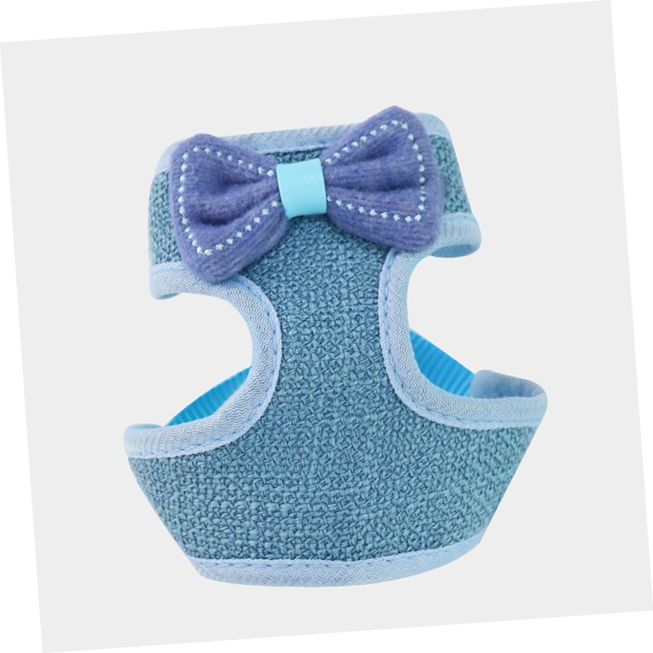 FONDOTIN 2.5Kg Adjustable Pet Vest Harness for Cats Comfortable Chest Strap Blue Lightweight and Breathable Design for Cats Weighing Durable and Easy to